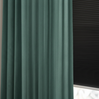 Groen/Blauwe raamdecoratie