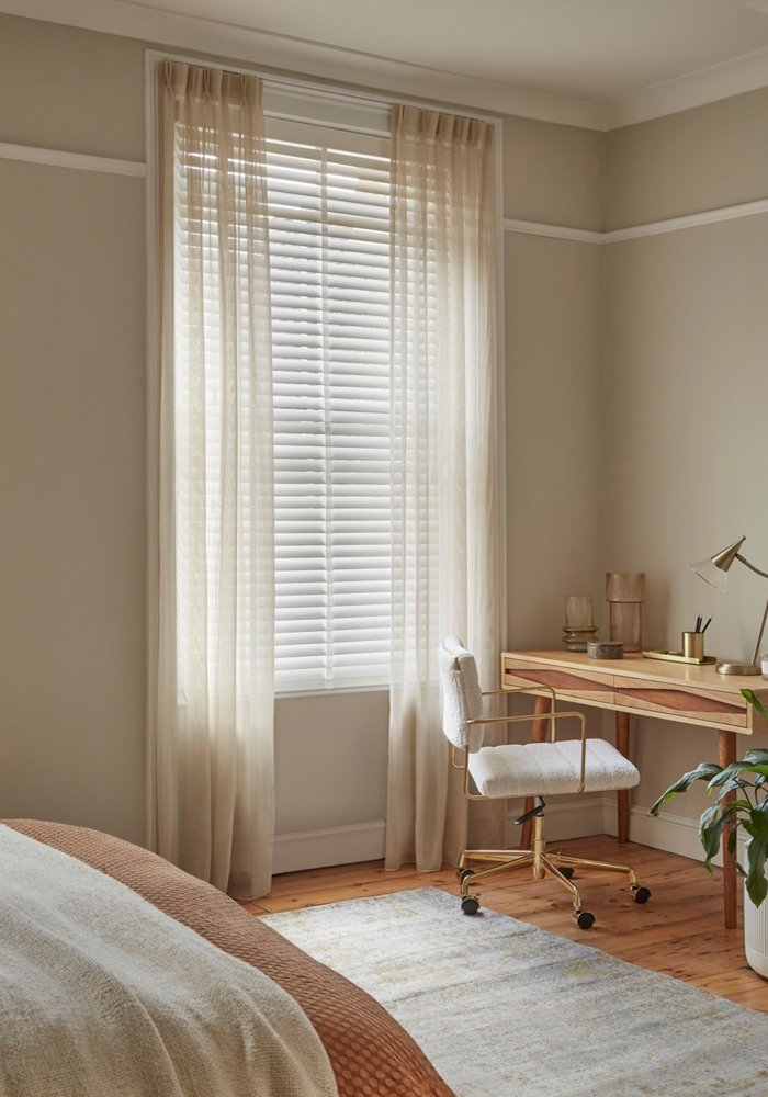 De beste raamdecoratie voor een romantische slaapkamer