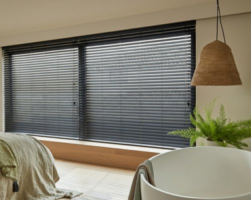 Houten jaloezieën 50mm (Lindehout)