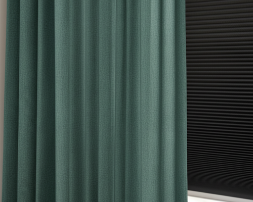 Gesloten gordijnen (overgordijn)